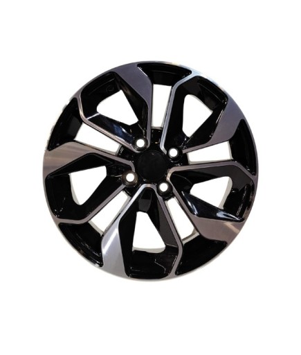 4 Adet SONIC 7502 6.5*15 4*100 ET35 67.1 BLACK MACK JANT (Takım)