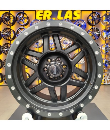 4 Adet BCH-7807 9*17 6*114,3 ET0 66,1 MAT BLACK JANT (Takım)