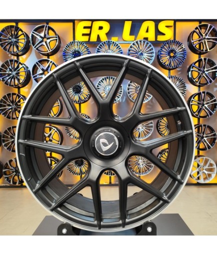 2 Adet BK-5318 8,5*20 5*112 ET45 66,56 MAT BLACK LIP MAC JANT (Takım)