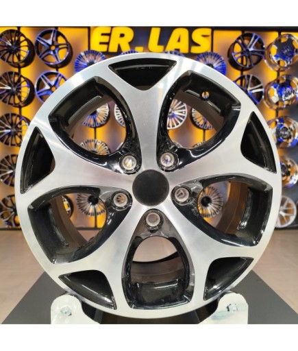 4 Adet F115 6,5*15 5*108 ET50 63,4 BLACK MACK JANT (Takım)