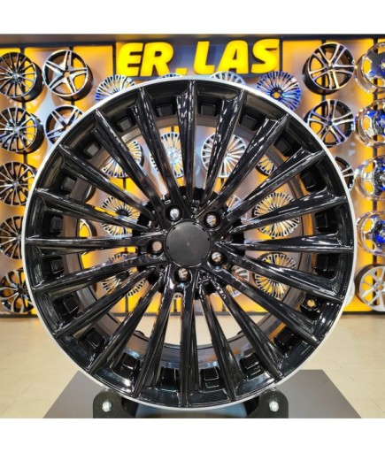 2 Adet KM-D989 8,5*19 5*112 ET38 66,6 BLACK/LD JANT (Takım)