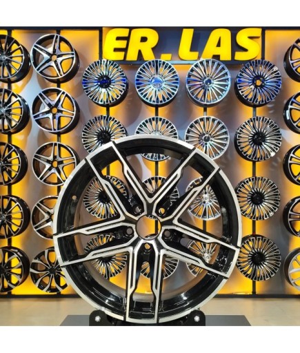 4 Adet STW-824 8*18 5*112 ET45 66,6B BLACK MACK JANT (Takım)