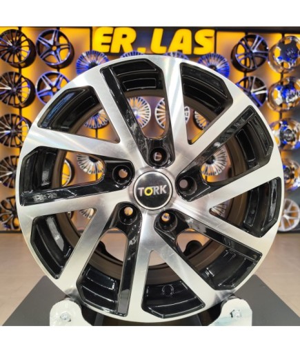 4 Adet T-6114 6*15 5*112 ET42 57,1 BLACK MACK JANT (Takım)