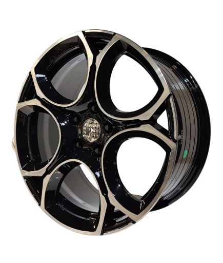 4 Adet EXP-HVW0034 8*18 5*112 ET45 57.1 BLACK MACK JANT (Takım)