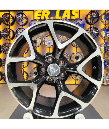 4 Adet BK-518 7.5*17 5*115 ET42 73.1 BLACK MACK (Takım)