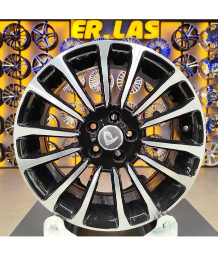 4 Adet BKY-1204 6.5*16 5*98 ET40 58.1 BLACK MACK JANT (Takım)