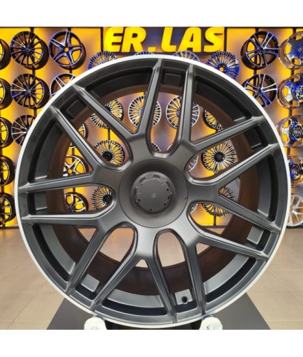 4 Adet DY-972 10*22 5*112 ET40 66.6 MAT BLACK JANT (Takım)