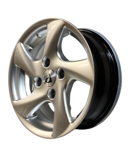 4 Adet BK-604 5.5*14 4*108 ET12 65.1 HYPER SILVER JANT (Takım)