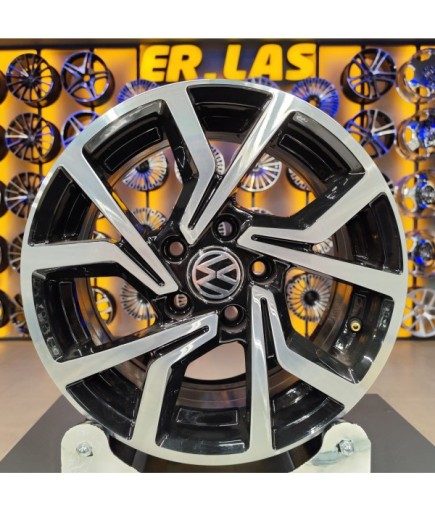 4 Adet BK-5125 6*14 5*100 ET35 57.1 BLACK MACK JANT (Takım)