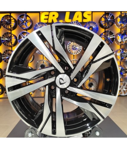 4 Adet BK-5543 7*16 5*108 ET40 65.1 BLACK MACK JANT (Takım)