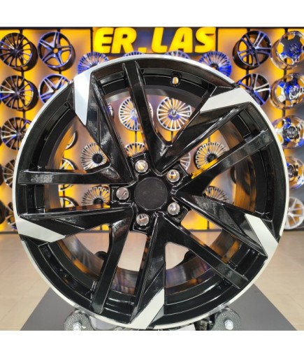 4 Adet DY-707 7.5*17 5*108 ET34 67.1 BLACK MACK JANT (Takım)