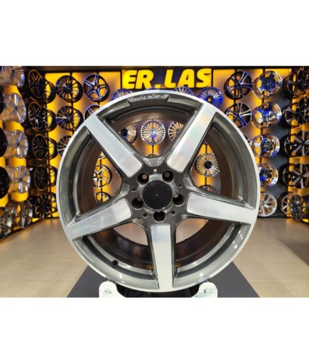 4 Adet MERCEDES ORIJINAL 8.5-9.5*19 5*112 ET48 66.6 GUN MACK JANT REVİZE EDİLMİŞ (Takım)