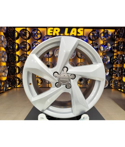 4 Adet AUDİ ORIJINAL 7*18 5*112 ET43 57.1 SILVER JANT REVİZE EDİLMİŞ (Takım)