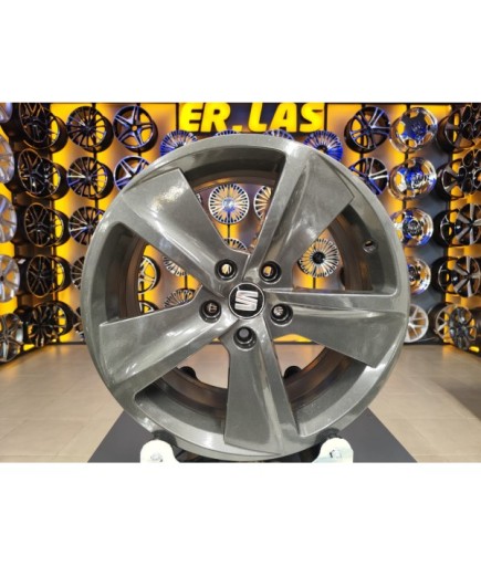 4 Adet SEAT ORIJINAL 7.5*17 5*112 ET51 57.1 FÜME JANT REVİZE EDİLMİŞ (Takım)