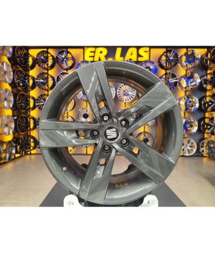 4 Adet SEAT ORIJINAL 7*17 5*112 ET49 57.1 FÜME JANT REVİZE EDİLMİŞ (Takım)