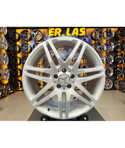 4 Adet MERCEDES ORIJINAL 8.5*19 5*112 ET44 66.6 SİLVER JANT REVİZE EDİLMİŞ  (Takım)