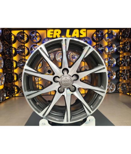 4 Adet AUDİ ORIJINAL 7.5*17 5*112 ET33 57.1 GUN MACK JANT REVİZE EDİLMİŞ (Takım)