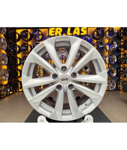 4 Adet NİSSAN ORIJINAL 7*17 5*114.3 ET40 66.1 SILVER JANT REVİZE EDİLMİŞ (Takım)