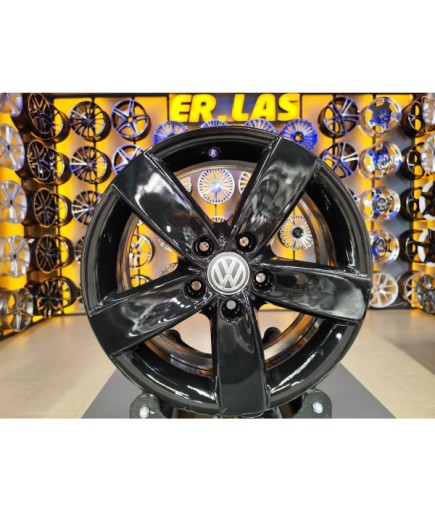 4 Adet VOLKSWAGEN ORIJINAL 7*16 5*112 ET50 57.1 BLACK JANT REVİZE EDİLMİŞ (Takım)
