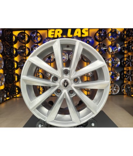 4 Adet RENAULT ORIJINAL 6.5*16 5*114.3 ET41 66.1 SILVER JANT REVİZE EDİLMİŞ (Takım)