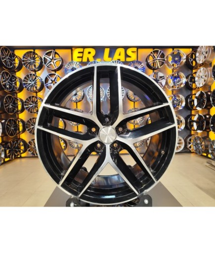 4 Adet DY-438 8*18 5*112 ET40 57,1 BLACK JANT (Takım)