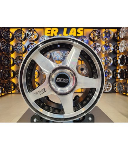 4 Adet SLK-1026 6*15 4*100/114.3 ET37 BLACK MACK JANT REVİZE EDİLMİŞ (Takım)