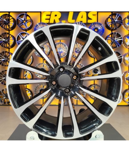 4 Adet DY-957 7,5*17 4*98 ET39 58,1 BLACK MACK JANT (Takım)