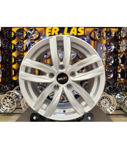 4 Adet SLK-1611 6,5*15 5*112 ET45 57,1 SILVER JANT XL (Takım)
