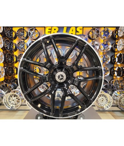 4 Adet R1-212 8.5*19 5*112 ET35 BLACK JANT REVİZE EDİLMİŞ (Takım)