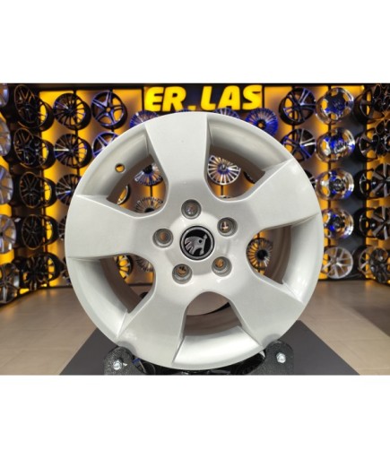 4 Adet SKODA ORIJINAL 6.5*15 5*112 ET50 57.1 SILVER JANT REVİZE EDİLMİŞ (Takım)