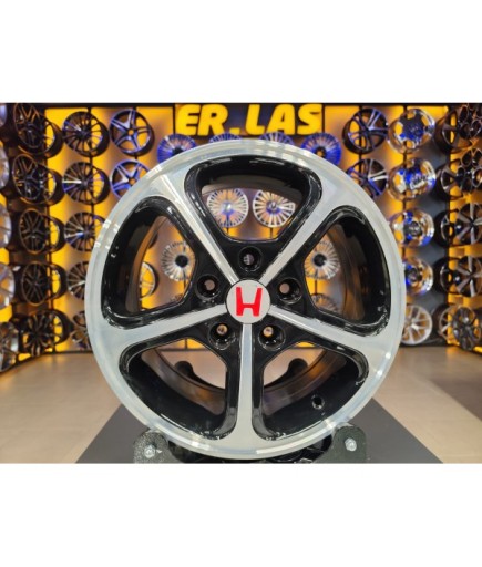 4 Adet HONDA ORIJINAL 6.5*15 5*114.3 ET45 64.1 BLACK MACK JANT REVİZE EDİLMİŞ (Takım)