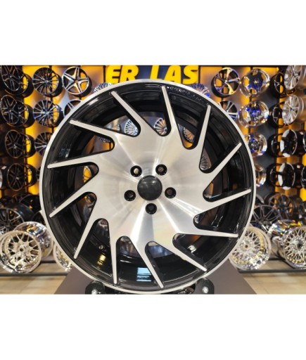 4 Adet BOSS-155 9*18 5*112 ET55 BLACK MACK JANT  (Takım)