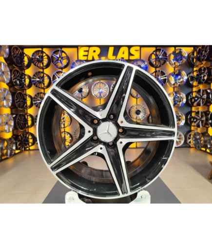4 Adet BK-5052 8*18 5*112 ET45 BLACK MACK JANT REVİZE EDİLMİŞ  (Takım)