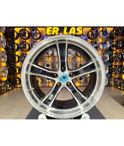 4 Adet KONİG-S933 8*18 5*112 ET40 BLACK MACK JANT REVİZE EDİLMİŞ (Takım)