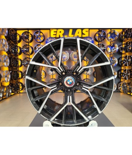 4 Adet DY-718 8-9*18 5*120 ET37 BLACK MACK JANT REVİZE EDİLMİŞ (Takım)