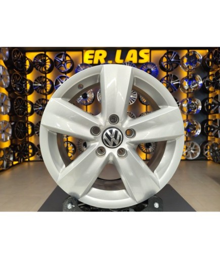 4 Adet VOLKSWAGEN ORIJINAL 6*16 5*112 ET50 57.1 SILVER JANT REVİZE EDİLMİŞ (Takım)