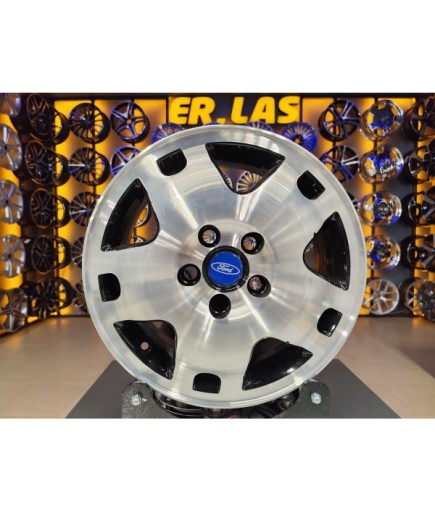 4 Adet FORD ORIJINAL 6*15 5*108 ET52.5 63.4 BLACK MACK JANT REVİZE EDİLMİŞ (Takım)
