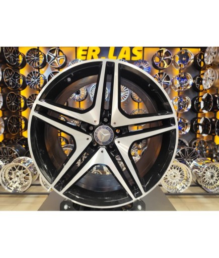 4 Adet SATO-5392 9.5*19 5*112 ET44 BLACK MACK JANT REVİZE EDİLMİŞ (Takım)