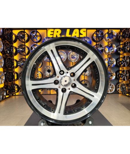 4 Adet KONİG-296 7.5*17 5*108 ET40 73.1 BLACK MACK JANT REVİZE EDİLMİŞ (Takım)
