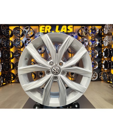 4 Adet VOLKSWAGEN ORIJINAL 7*18 5*112 ET43 57.1 SILVER JANT REVİZE EDİLMİŞ (Takım)