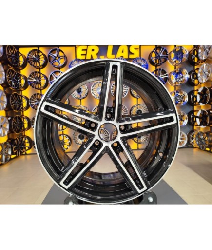 4 Adet VOSSEN 7.5*17 5*114.3 ET49 BLACK MACK JANT REVİZE EDİLMİŞ (Takım)