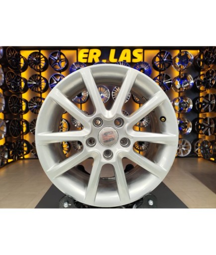 4 Adet SEAT ORIJINAL 6.5*16 5*112 ET50 57.1 SILVER JANT REVİZE EDİLMİŞ (Takım)