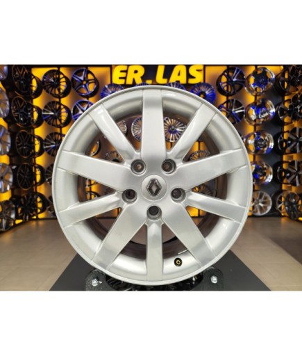 4 Adet RENAULT ORIJINAL 6*16 5*114.3 ET47 66.1 SILVER JANT REVİZE EDİLMİŞ (Takım)