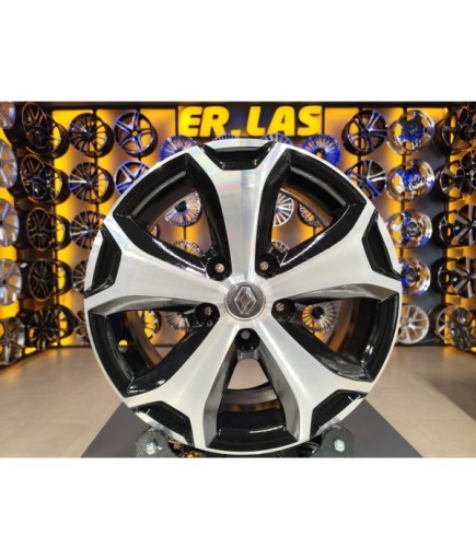 4 Adet RENAULT ORIJINAL 6*16 5*114.3 ET50 66.1 BLACK MACK JANT REVİZE EDİLMİŞ (Takım)