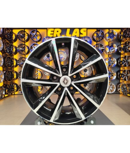4 Adet RENAULT ORIJINAL 6.5*16 5*114.3 ET41 66.1 BLACK MACK JANT REVİZE EDİLMİŞ (Takım)