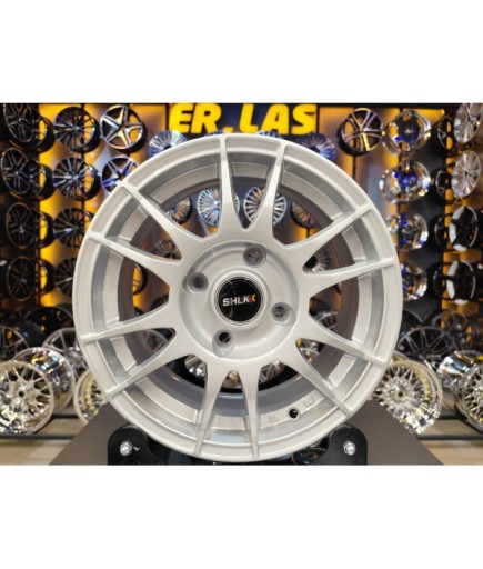 4 Adet SLK-2040 6*14 4*114.3 ET35 73.1 SILVER JANT  (Takım)