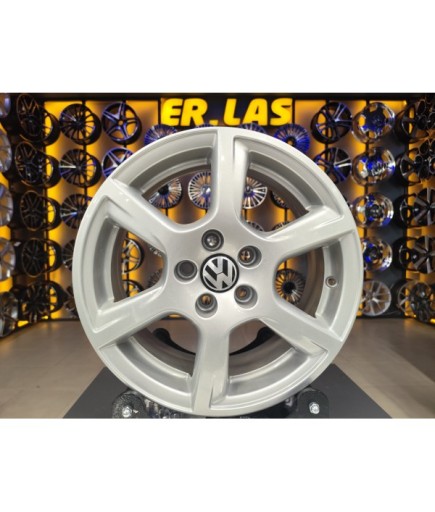 4 Adet VOLKSWAGEN POLO ORIJINAL 6*15 5*100 ET40 57.1 SILVER JANT REVİZE EDİLMİŞ (Takım)