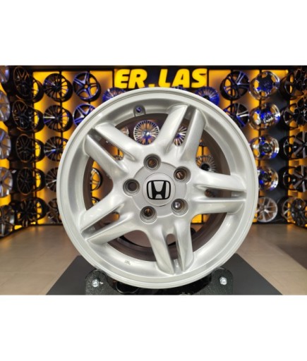 4 Adet HONDA ORIJINAL 6*15 5*114.3 ET50 64.1 SILVER JANT REVİZE EDİLMİŞ (Takım)