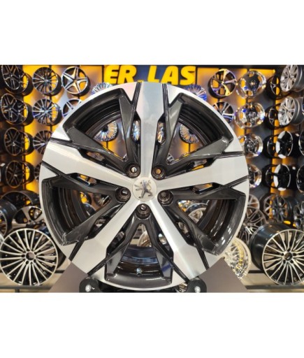 4 Adet PEUGEOT ORIJINAL 7.5*18 5*108 ET49 65.1 GUN MACK JANT REVİZE EDİLMİŞ (Takım)