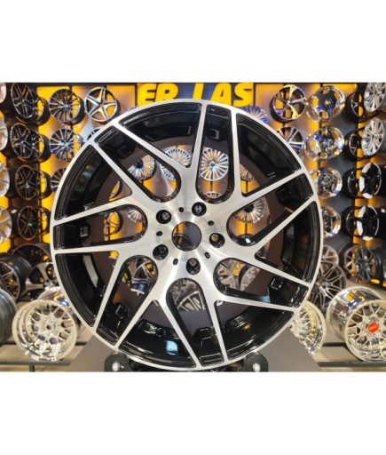 4 Adet SATO-351 8.5*18 5*120 ET35 BLACK MACK JANT REVİZE EDİLMİŞ (Takım)